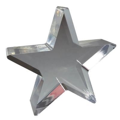 China China factory wholesale modern star clear acrylic block for jewelry for sale