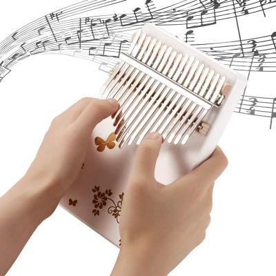 China Musical Instruments Kalimba New Style 17 Finger Acrylic Head Thumb Kalimba for sale