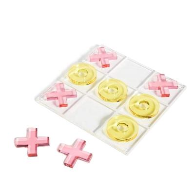 China Deluxe Lucite Colored Acrylic Tic Tak Toe Game For Judaica Gifts for sale