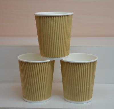 China Vertical Ripple Paper Cups for sale