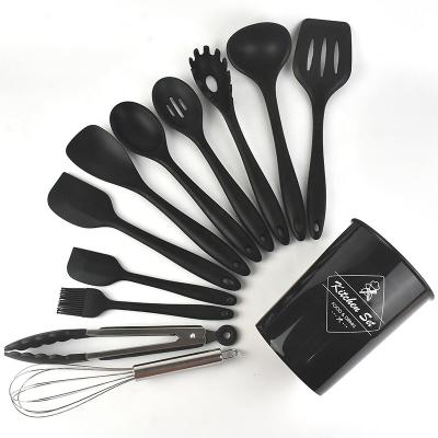 China Sustainable 12 Pieces Kitchen Tools Instruments Silicone Bakeware Set Silicone Cookware Set Kitchen Accessories Cooking Tools for sale