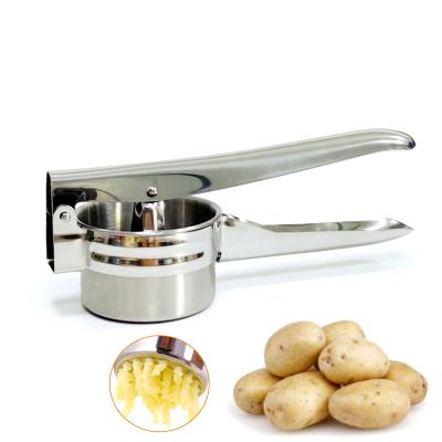 China Viable Potato Masher and Grinder Stainless Steel with 3 Interchangeable Fineness Discs, Manual Kitchen Tool for Mashed Potato Baby Food for sale