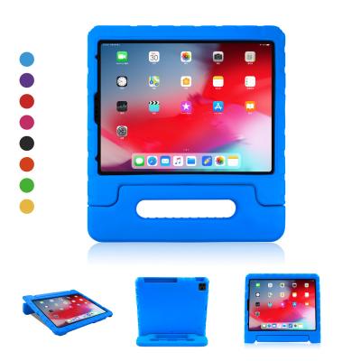 China Eco-Friendly Kids Case For iPad Pro 12.9 Case 2021 Or 2020 Or 2018 Lightweight Ultra Thin iPad Case Stand Shockproof With Grip for sale