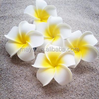 China 2016hot-sales holiday beach frangipani flower child bride tiara beach headdress flower headpiece hair clips Maya01169 for sale