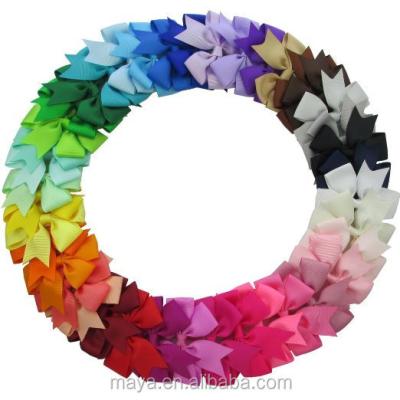 China 40Pcs Baby Grosgrain Ribbon Sun Boutique Hair Bows Clips Shape Headbands For Women Girls Teens Children MYA001193 for sale