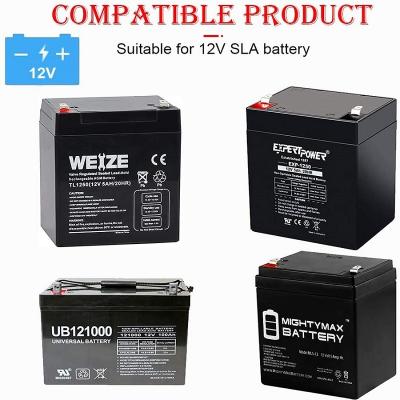 China Standard Boat 5Ah 7Ah 10Ah 12Ah 20Ah Motorcycle Battery 14.8V 1.5A Marine Battery 12V Sealed Charger Lead Acid Defender for sale