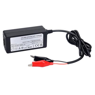 China Standard Lead Acid Battery 6V 12V 24V 0.5A 1A 2A 3A 4A Charger For Car Boat Marine Motorcycle Lawn Mower Tractor AGM GEL VRLA SLA for sale