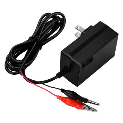 China 12v 7ah lead acid battery charger CE CB 14.4V 14.6V 14.8V 1A 1.5A SLA standard battery charger FCC RoHS kc PSE for sale