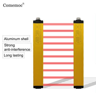 China Comemoc Linear and Angular Deviation Measurements Comemoc Light Screen Reflection Detector Infrared Safety Grating Punch Protector Sensor Handguard for sale