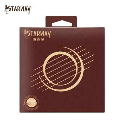 China Starway s213 Classic Genuine Bronze Acoustic Guitar Strings Set Bronze Wrapped Strings For Concer Guitar Accessories for sale