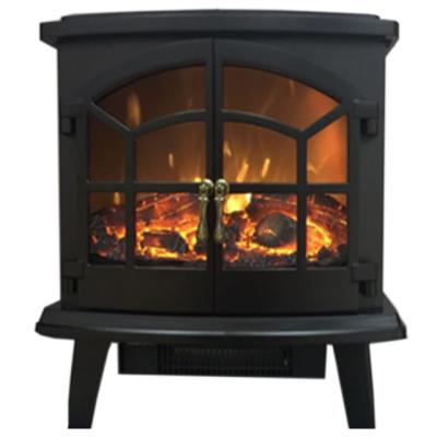 China Hotel Fireplace Freestanding Portable Electric Heater Fire Place for sale