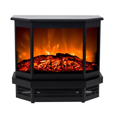 China Modern Log Effect Radiator With Remote Controller Freestanding Electric Fireplace for sale