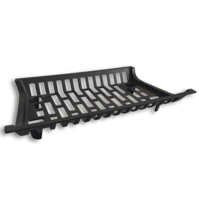 China Black Fireplace Accessories Cast Iron Log Coal Fireplace Large Fireplace Grate FG010 for sale