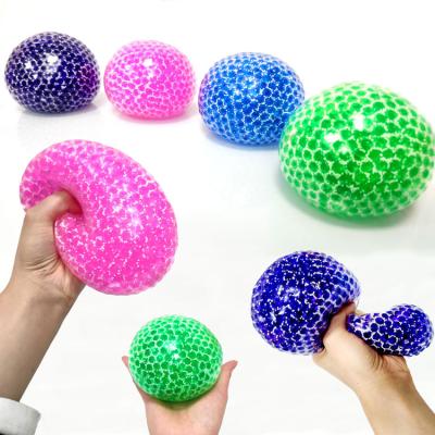 China Amazon Hot Selling Jumbo Bubble Squeeze Balls Water Game Beads Balls Anti-stress Ball Gift For Kids for sale