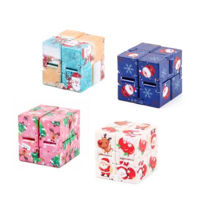 China 2021 Fashionable Hot Sale Infinity Cube Stir Toy Christmas Gifts Set For Adults And Children Stress Reliever Stress Reliever Mini Infinity Cube Noise Toys for sale