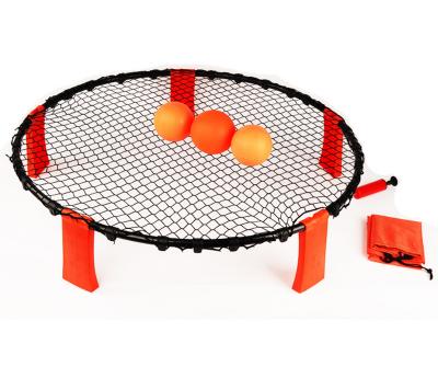 China > (16 lbs) Hot Selling 75kg Smash Ball Round Net Beach Play Set Strikeball 3 Ball Game Volleyball Spike Game for sale