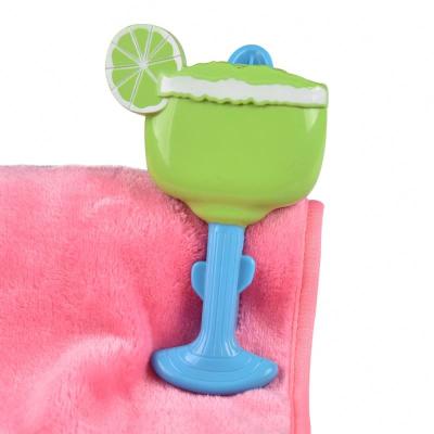 China Hot Selling ABS Cartoon Beach Towel Clips Lemon Cup ABS Beach Towel Clip for sale