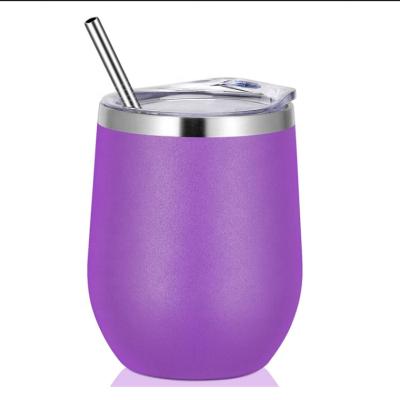 China 12oz Business Coffee Mug Travel Car Stainless Steel Vacuum Insulated Wine Mug for sale