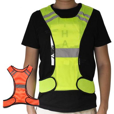 China FLASH LED Adults Running Rescue Reflective Vest Jacket Safety Recycling Reflective Jacket for sale