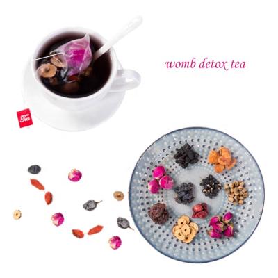 China Free Design Womb Detox Fertility 100% Fertility Tea Bags Hot Natural Herbal Ingredients For Women Period Health Care Uterus Cleansing Tea for sale