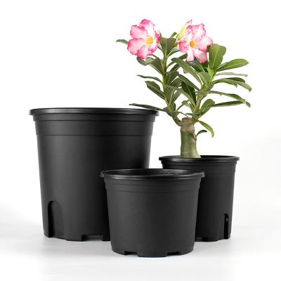 China Hot Selling Minimalist Manufacturers Garden Nursery Plant Pots Around 1 2 3 5 Black 7 Gallon Bulky Root Control Plastic Flower Pot for sale