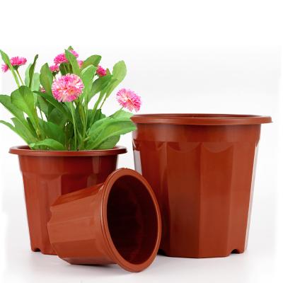 China Durable Material Outdoor Decoration Plastic Gardening Pots Flower Planting Plant Nursery Flower Pot for sale