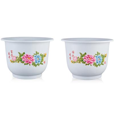 China Modern plant wholesale cheap plastic peony flower pot for decoration room peony flower pot for sale