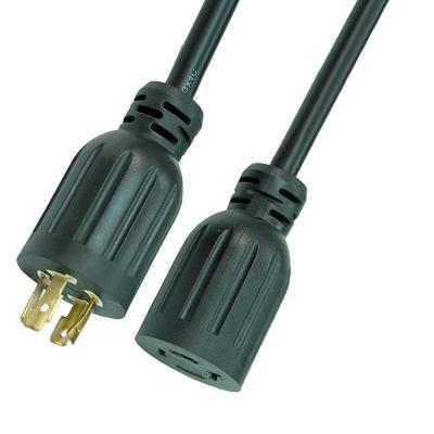 China Industrial Equipment NEMA L14-20P To NEMA L14-20R US Type Power Extension Cord for sale