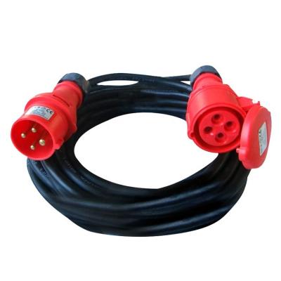 China Industrial Equipment IEC 60309 IP44 Plug In Industrial Extension Cord for sale