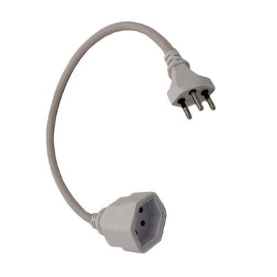 China Extension cord of SEV Approval Switzerland Male Female of home appliance for sale