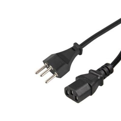 China Home Appliance IEC C13 Computer Power Cord Swiss Switzerland Plug for sale