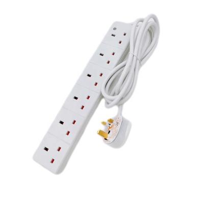 China ASTA Approved 6 Way UK Plug Power Strip Jnk206231322 for sale