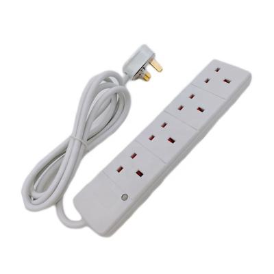 China Fused 13A UK Plug In 4 Gang Power Strip Jnk206221326 for sale