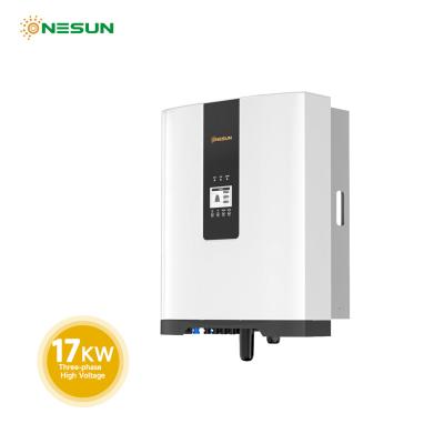 China Onesun R&D 17Kw Ip65 3 Phase Hybrid Solar Inverter for 505*220*630mm Domestic or Industrial for sale