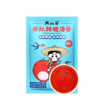 China NANSHANPO Tomato Hotpot Soup Paste Seasoning Tasty Tomato Ketchup 6972439822994 for sale