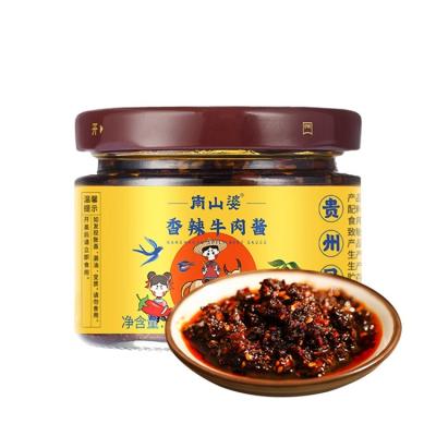 China NANSHANPO Low Temperature Frying Chili Beef Chili Traditional Seasoning Sauce 6972439821508 for sale