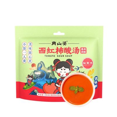 China NANSHANPO Natural Ingredients Concentrate Healthy Instant Tomato Soup Hotpot Paste 6972439826329 for sale