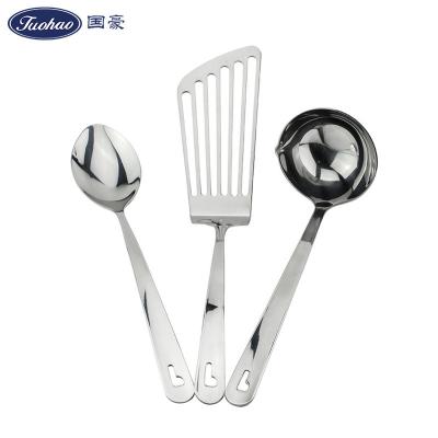 China Viable Chinese Suppliers Modern Household Kitchen Spoon Cooking Tools Stainless Steel Utensil Set for sale