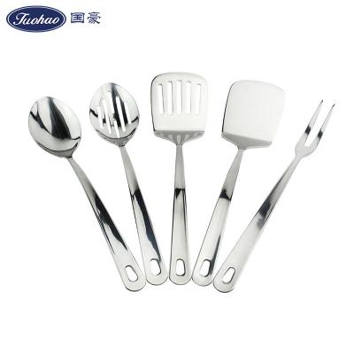 China China Sustainable Manufacturers-Suppliers Luxury Kitchen Cooking Tools Stainless Steel Utensil Set for sale