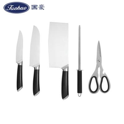 China High Quality Viable Kitchen Knife Custom 5pcs Stainless Steel Kitchen Knife Sharp Chef Set for sale