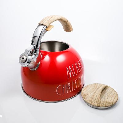 China Modern Fashionable Coffee Pot Hot Water Teapot Stainless Steel 3.0l Whistling Kettle for sale