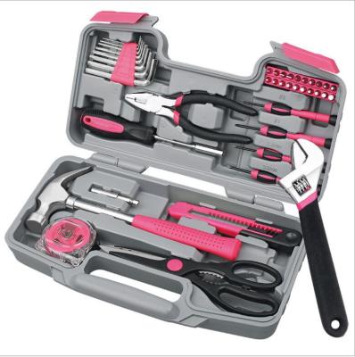 China Houlsehold 40 Piece General Tool Kit Rose Household Tool Kit Universal Tool for sale