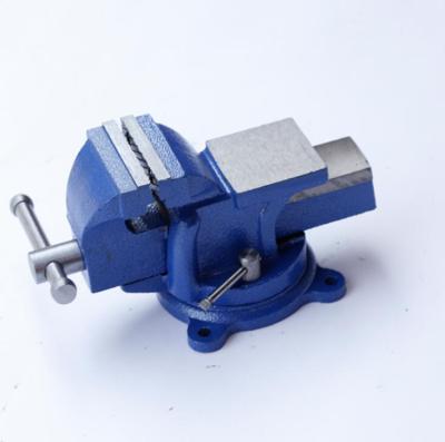 China Industrial Heavy Duty Bench Vise 4-Inch 360-Degree Swivel Base And Head With Anvil for sale