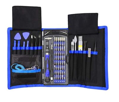 China REPAIR MOBLIE PHONE 80 in 1 Precision Magnetic Screwdriver Set with Oxford Bag Portable Mobile Phone Laptop Repair DIY Tools Tool Kit (CELL) for sale