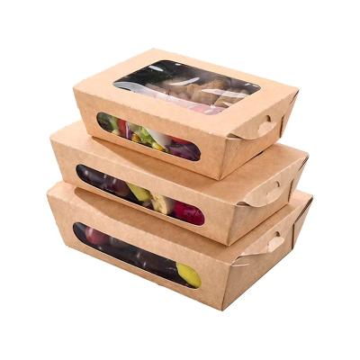 China Well All Over The World Selling Disposable Fast Food Take Out Box, Cardboard Box Food Window, Gourmet Paper Boxes for sale