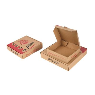 China 7 8 9 10 12 inch recyclable customize printing corrugated prizza box with chinese manufacturer for sale