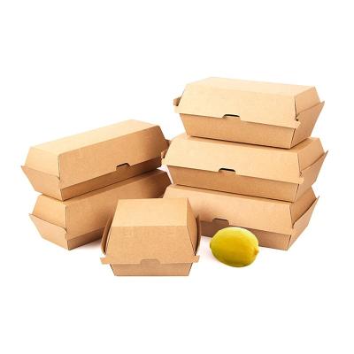 China Manufacturer Recyclable Custom Size Recycled Pie Bakery Burger Food Sandwich Dessert Triangle Box Packaging for sale