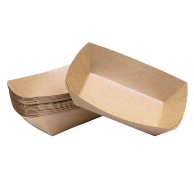 China Recyclable Fried Chicken Packaging Boxes , Food Grade Potato Chips Tray , Dessert Stores for sale