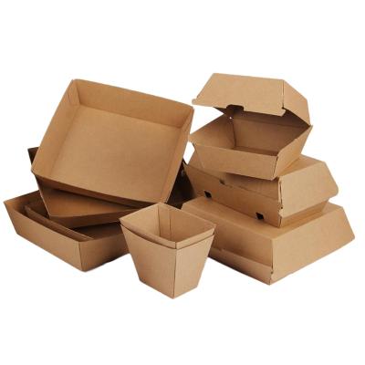 China China Disposable/Recyclable High Quality Customized Ship Shaped Tray Paper Box For Restaurant Take Away for sale