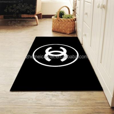 China 100%Nylon Washable Logo Mat Entrance Mat With Rubber Backing Factory Price High Density Washable Nylon Printed Mat for sale